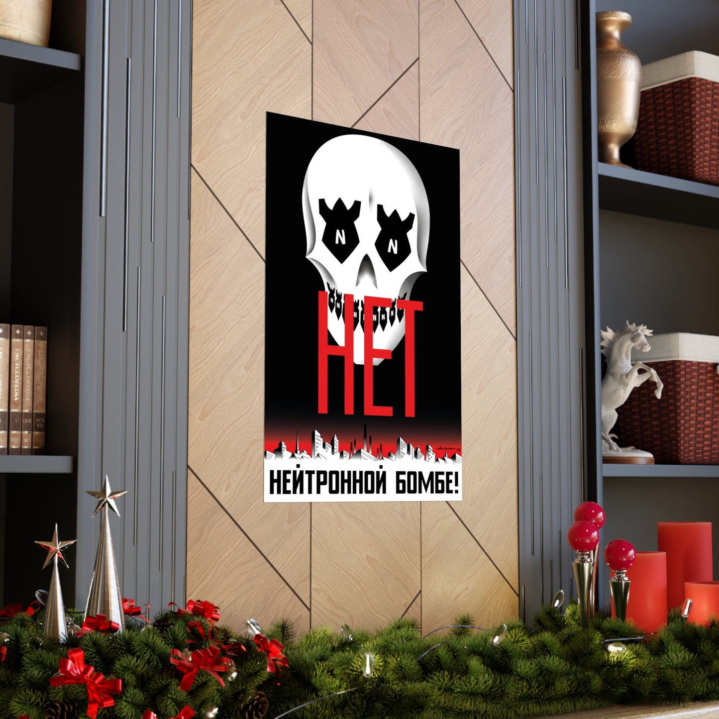 No to the Neutron Bomb Poster