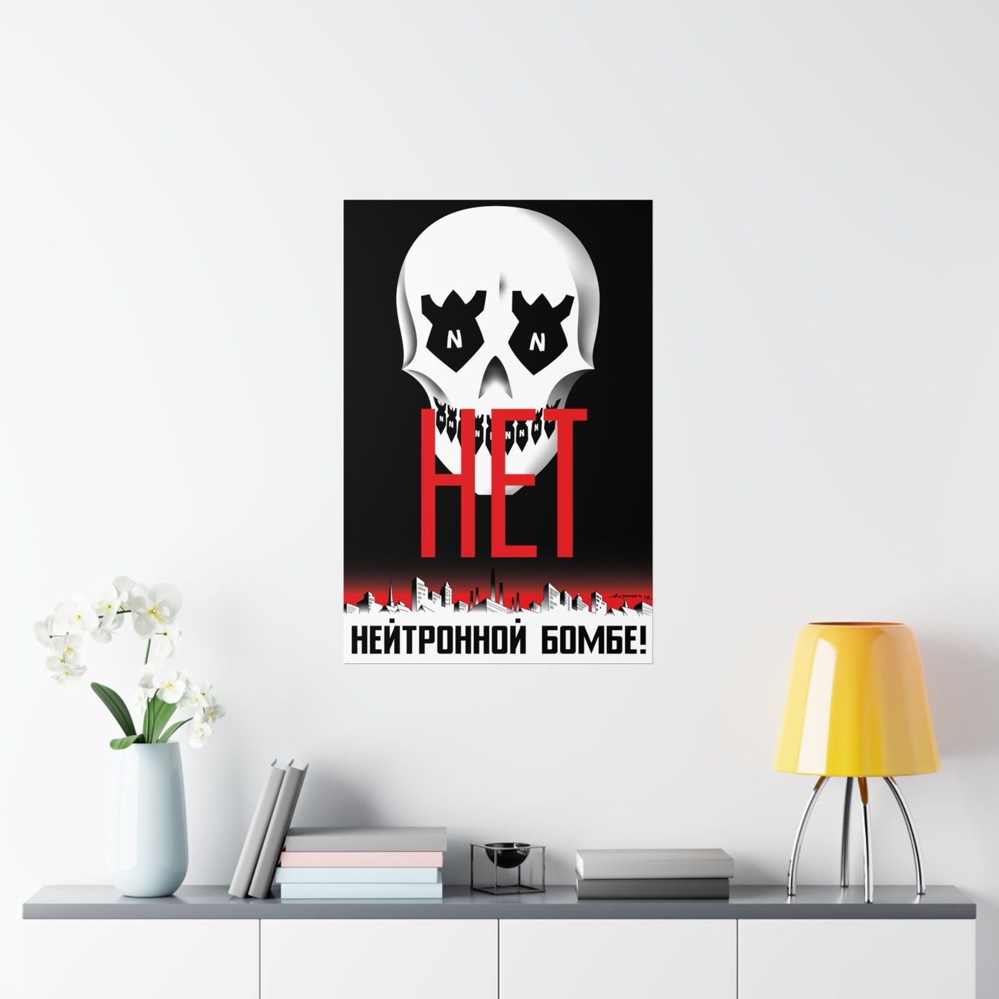 No to the Neutron Bomb Poster
