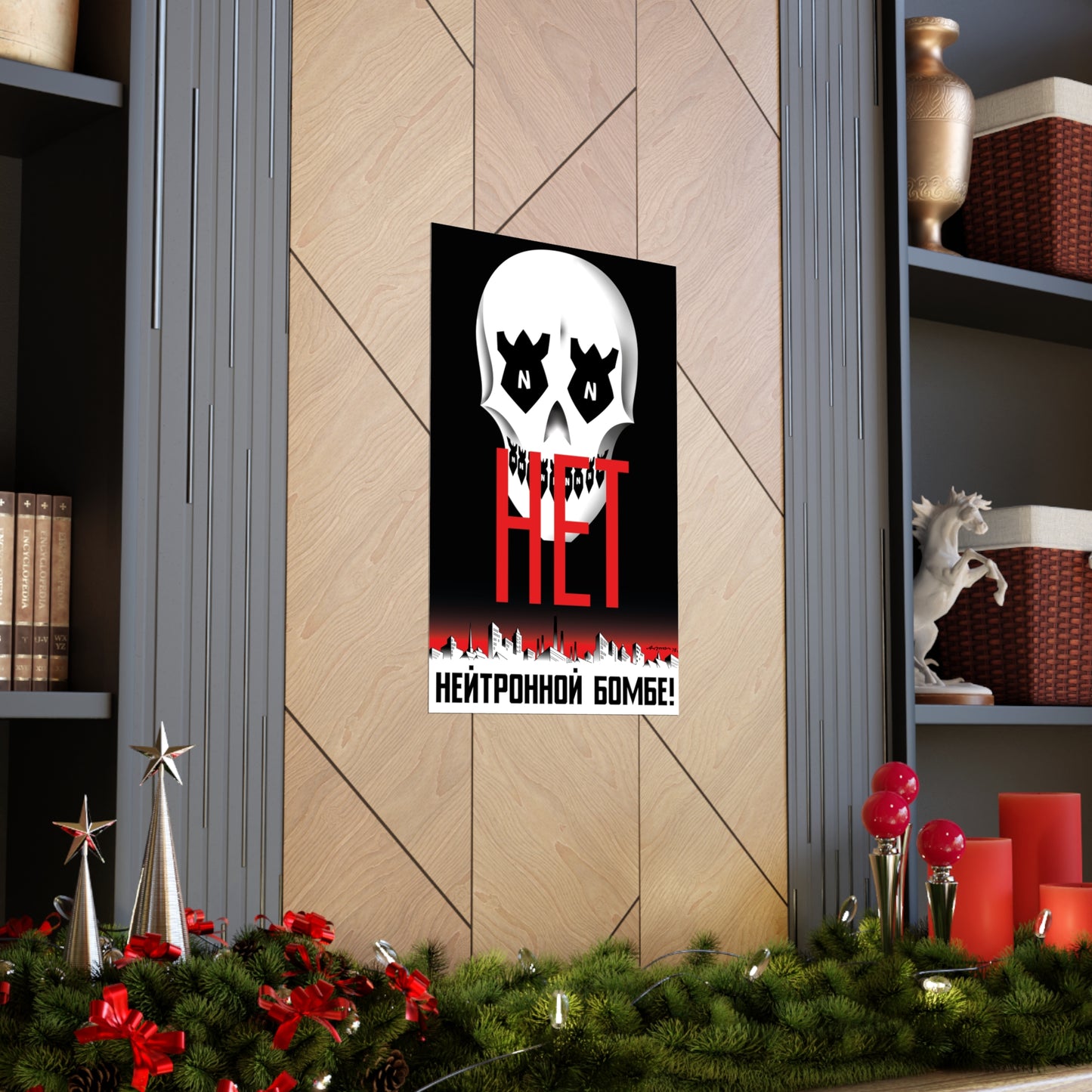 No to the Neutron Bomb Poster