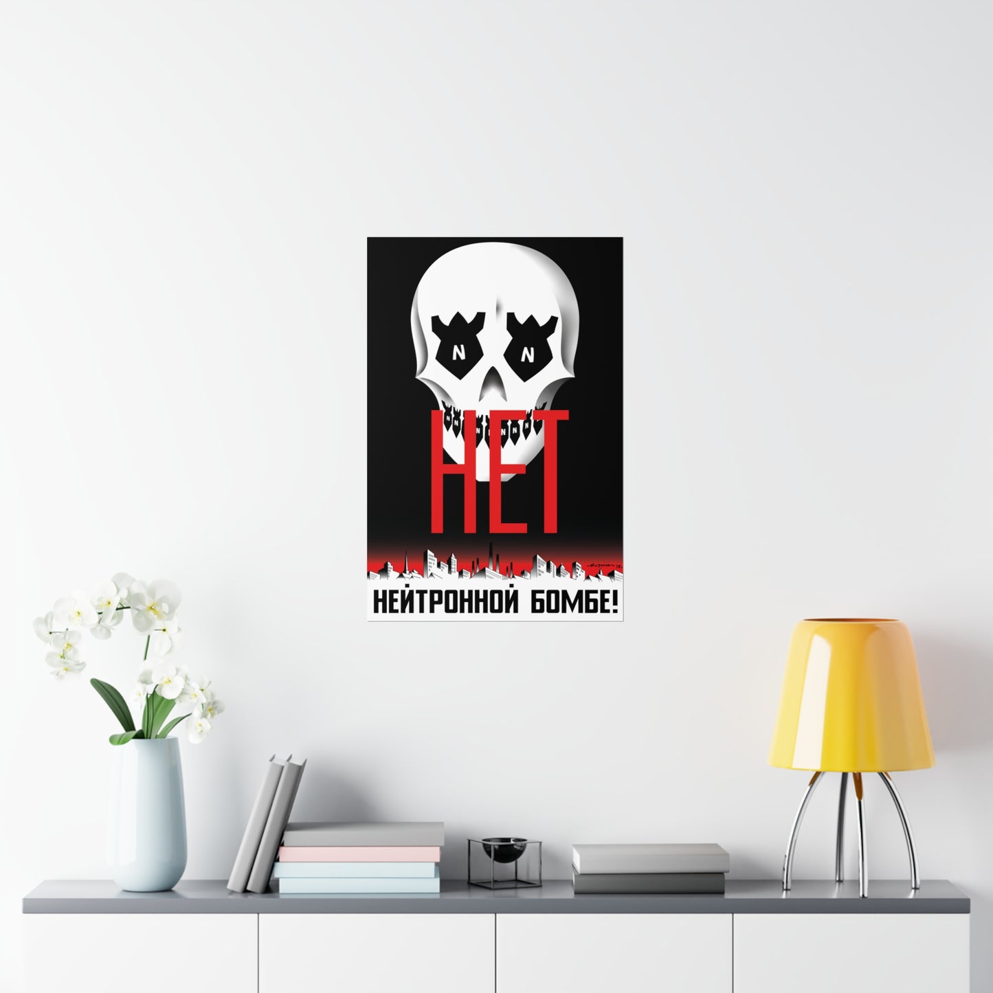 No to the Neutron Bomb Poster