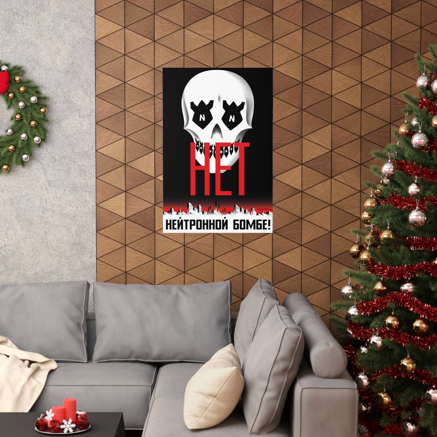 No to the Neutron Bomb Poster