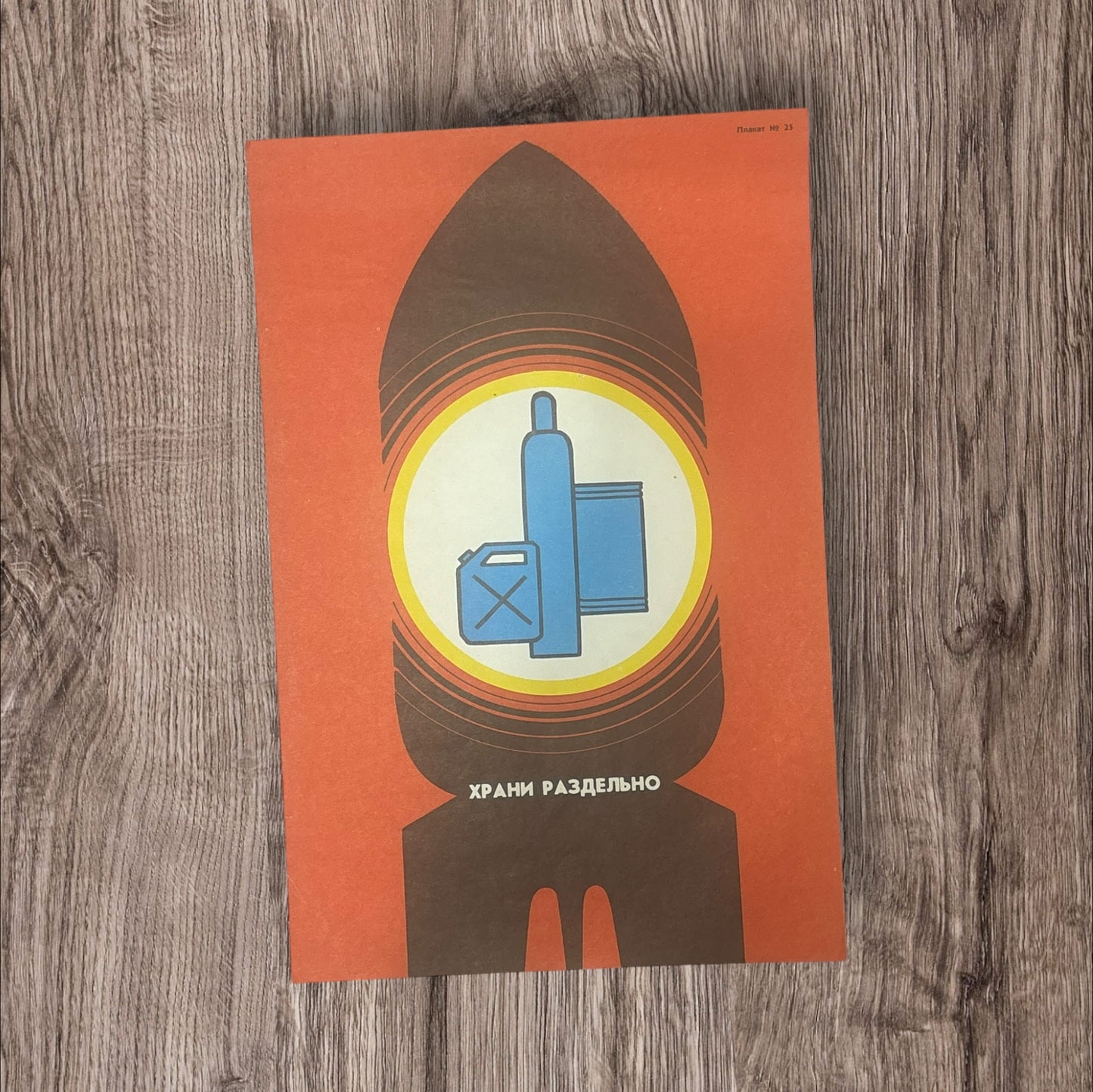 Vintage Soviet Industrial Safety Posters (Multiple Designs Available)
