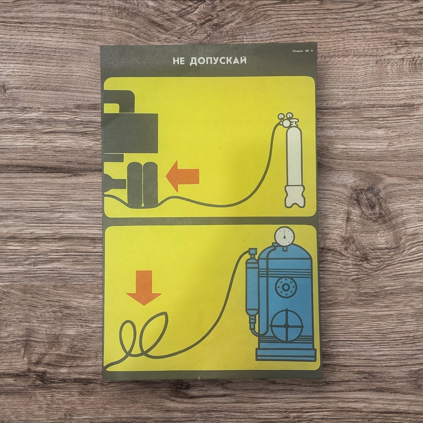 Vintage Soviet Industrial Safety Posters (Multiple Designs Available)