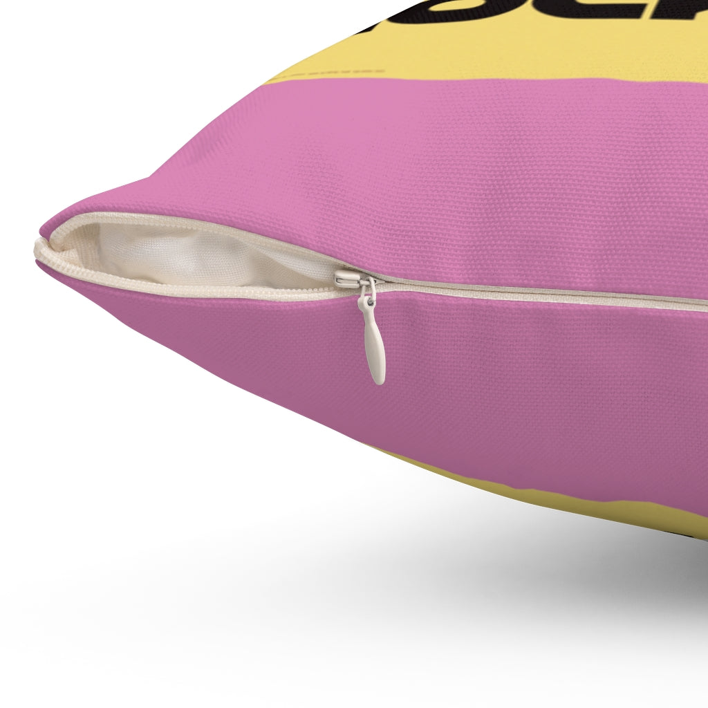Demand Sausages Everywhere Pillow (Pink)