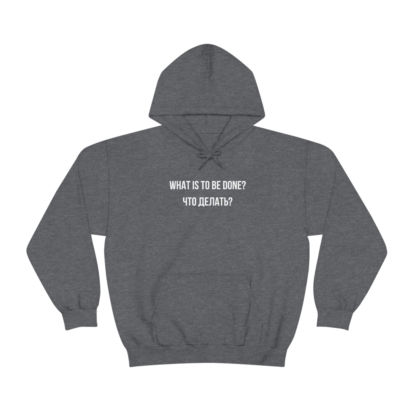 WHAT IS TO BE DONE? Unisex Hoodie