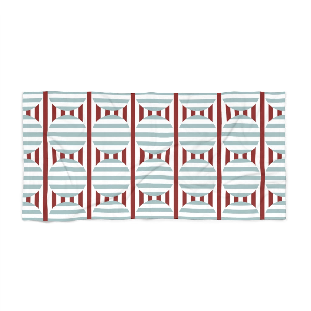 'Geometry Of Revolution' Beach Towel 30"x60"