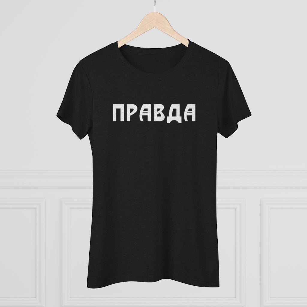 PRAVDA Ladies Triblend T-Shirt