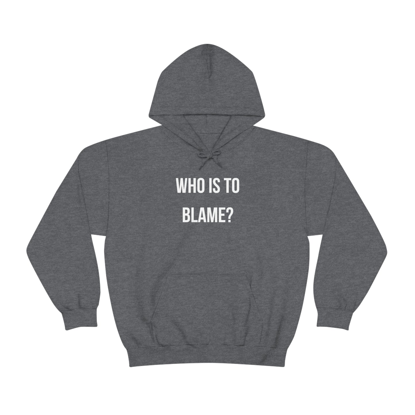 WHO IS TO BLAME? Unisex Hoodie