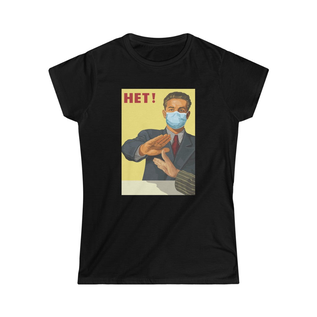 Nyet! No Handshakes Women's Softstyle Tee