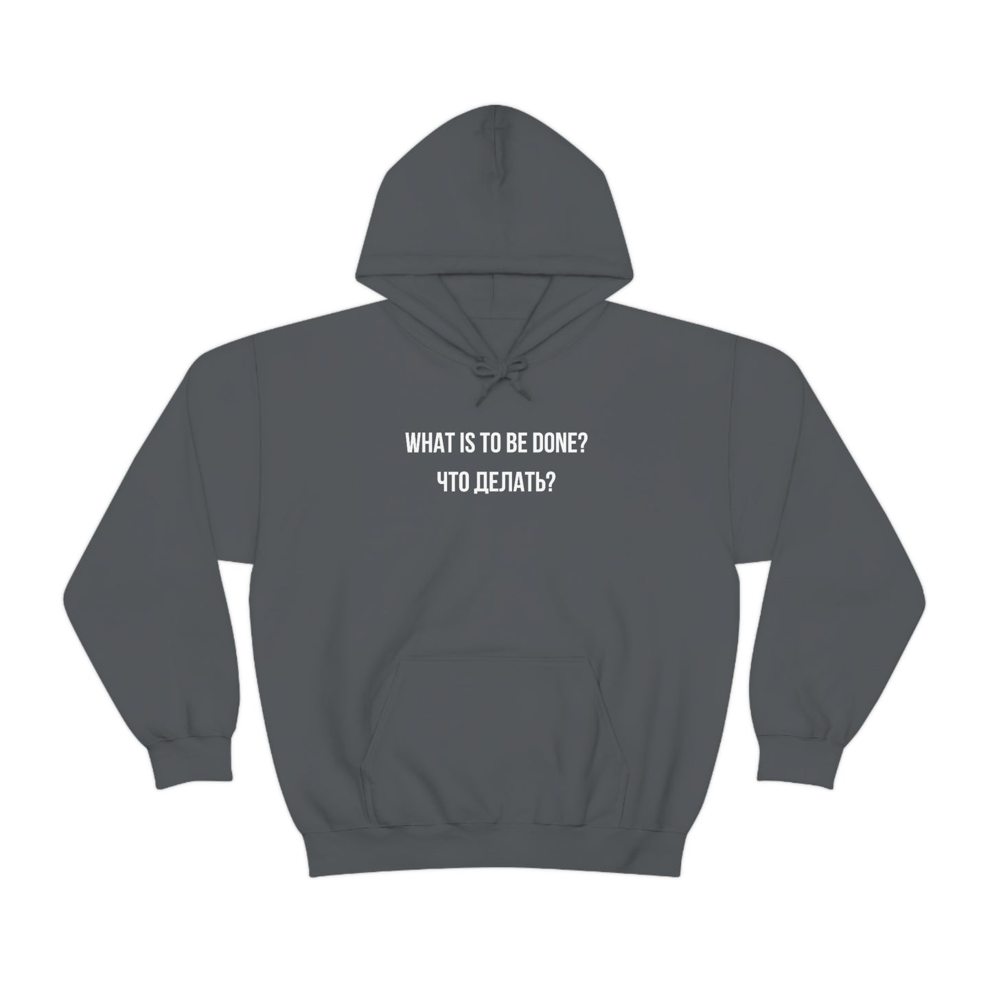 WHAT IS TO BE DONE? Unisex Hoodie