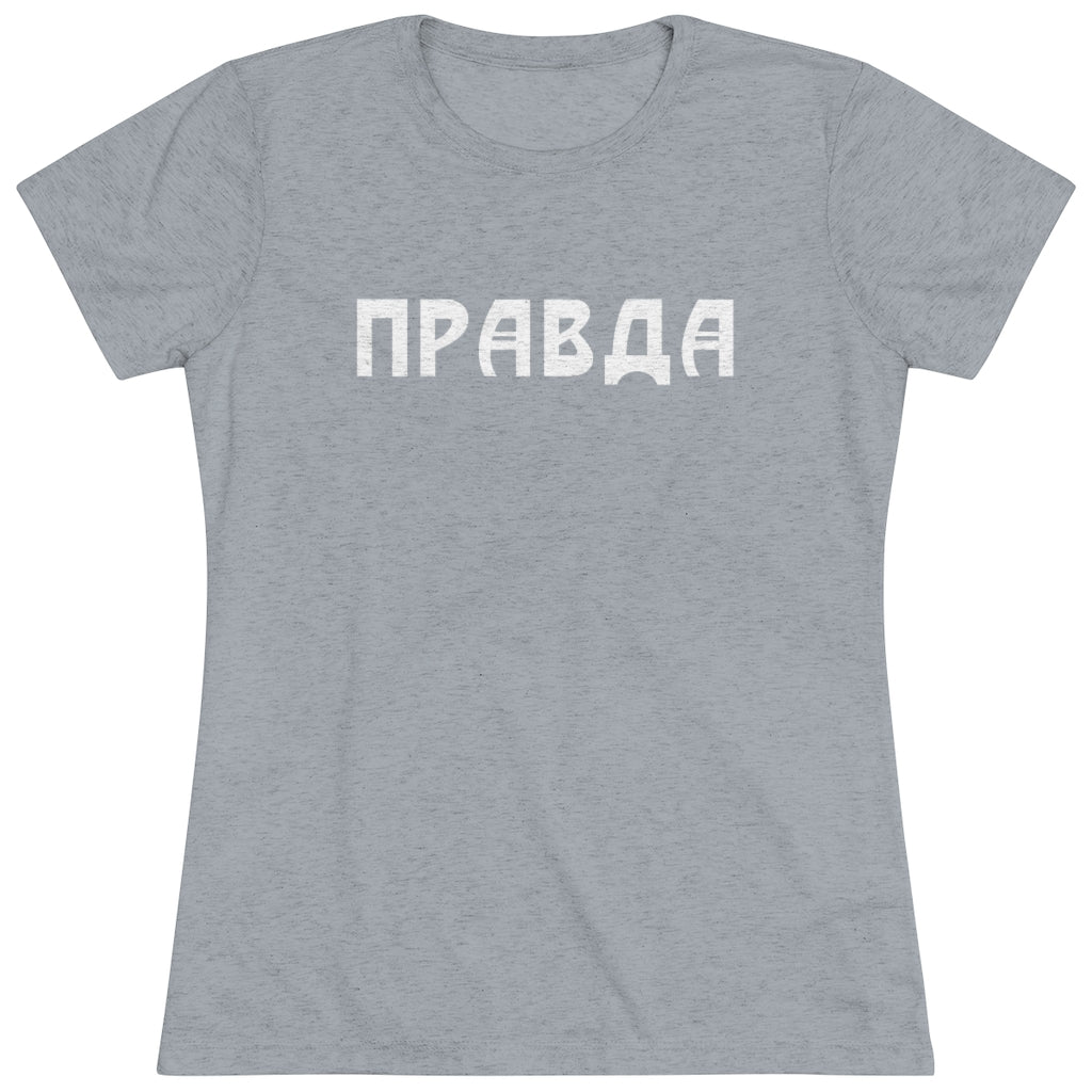 PRAVDA Ladies Triblend T-Shirt