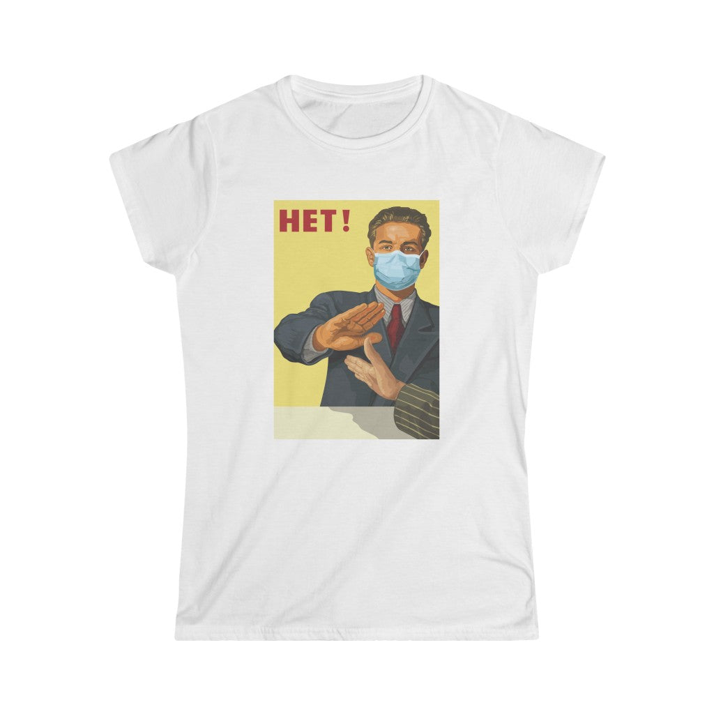 Nyet! No Handshakes Women's Softstyle Tee