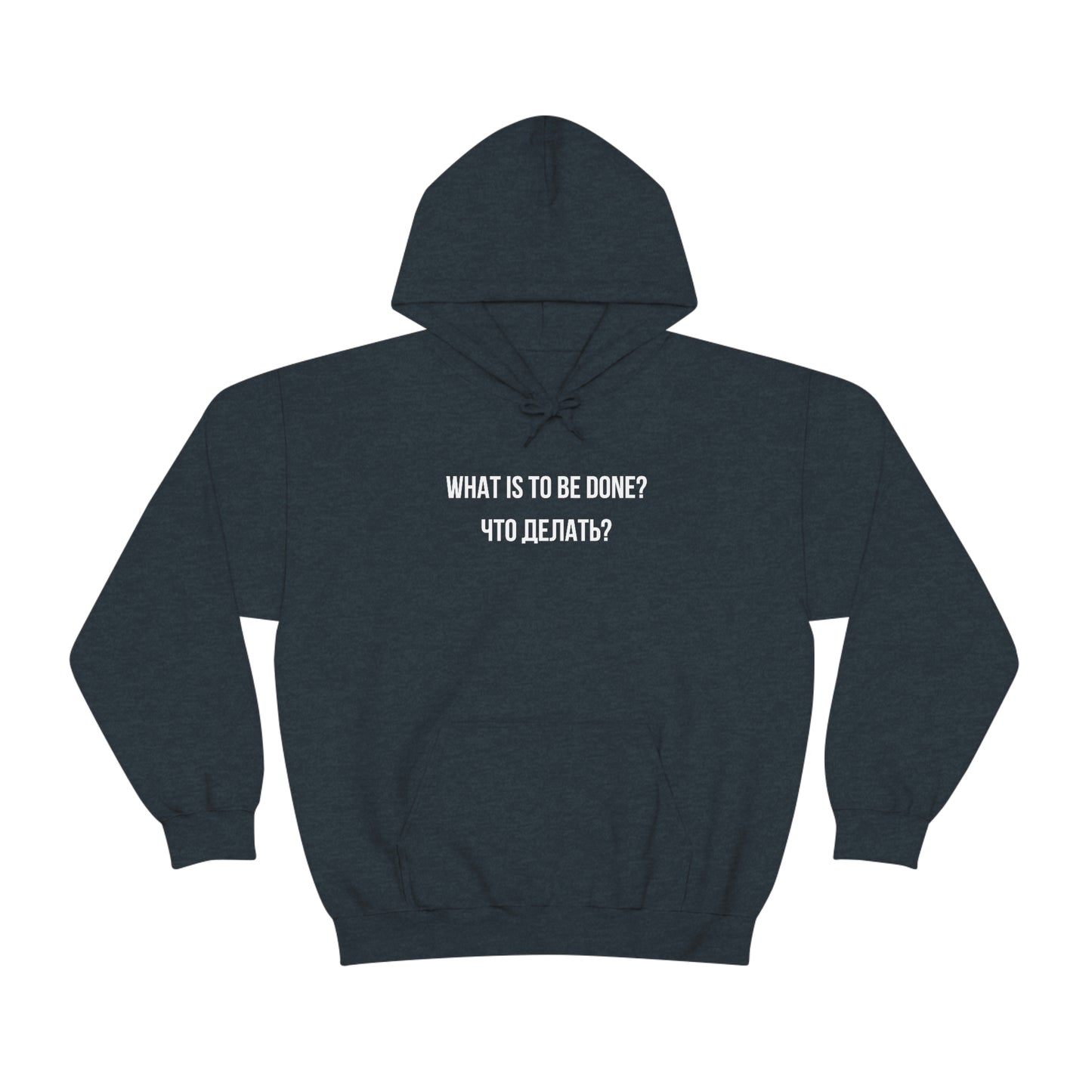 WHAT IS TO BE DONE? Unisex Hoodie