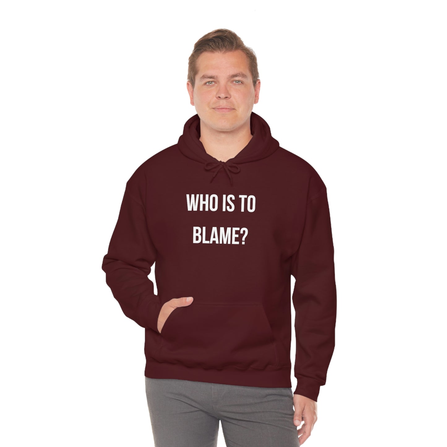 WHO IS TO BLAME? Unisex Hoodie
