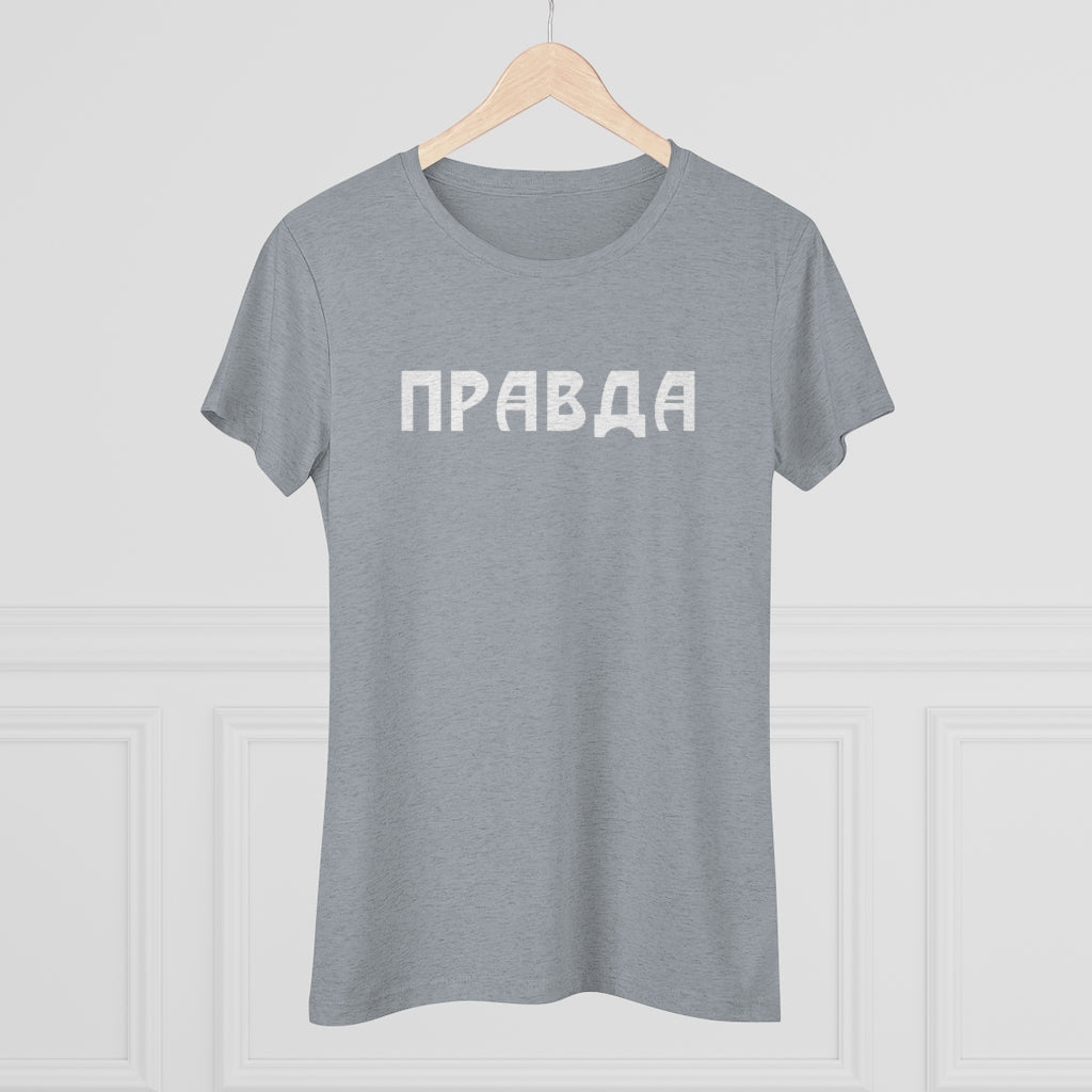 PRAVDA Ladies Triblend T-Shirt