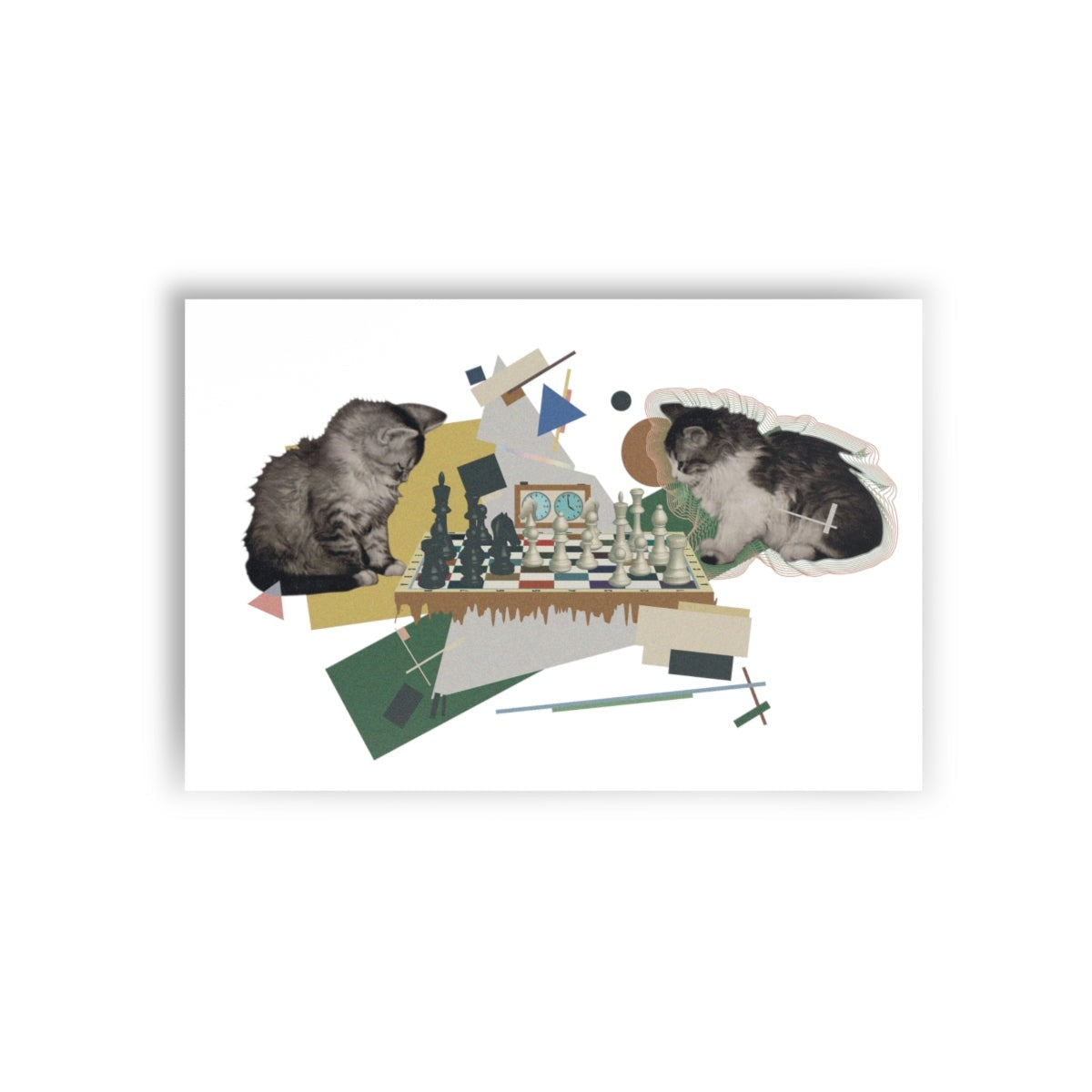 Soviet Chess Kittens Postcards (10pcs)