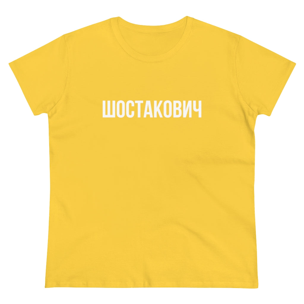 SHOSTAKOVICH Women's Heavy Cotton Tee