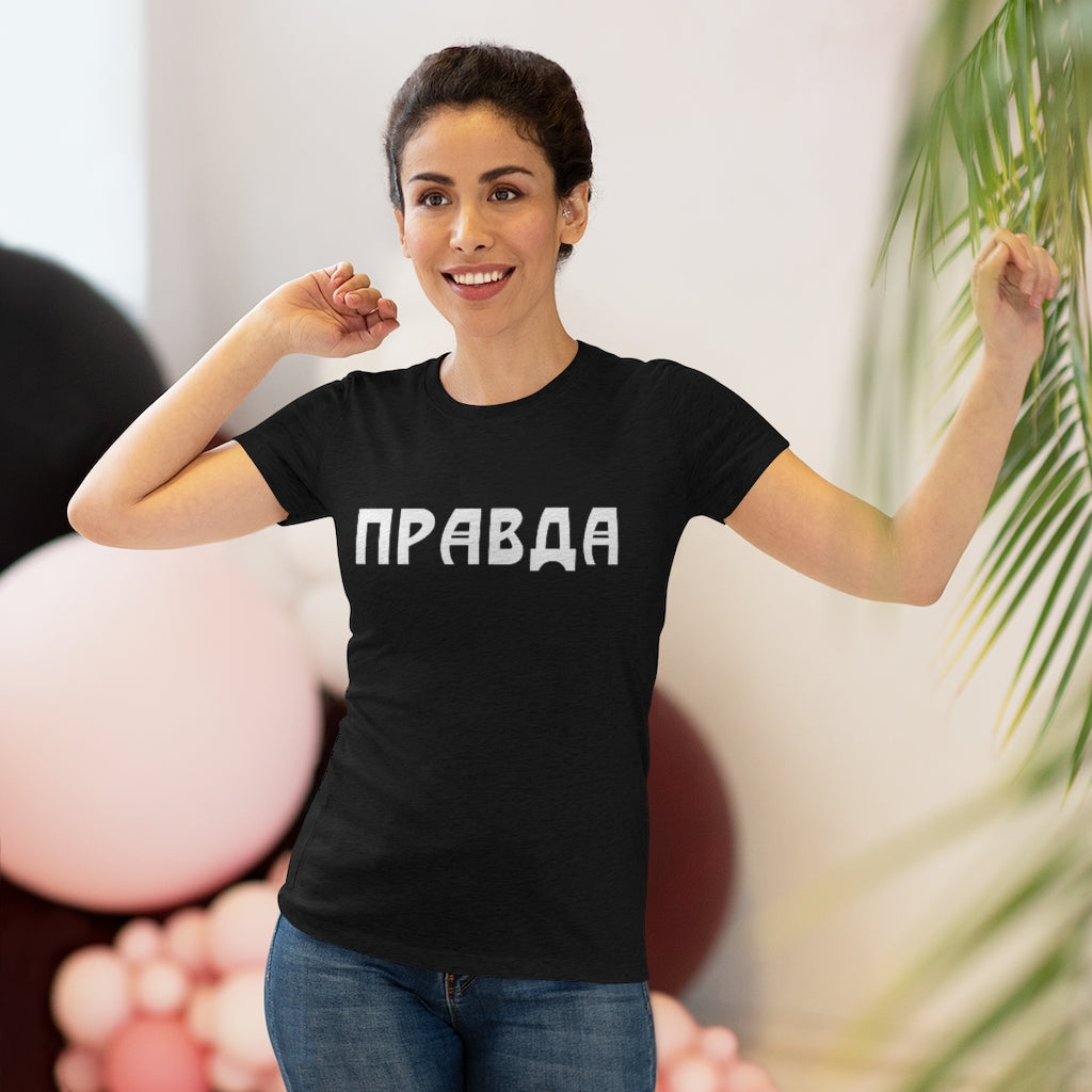 PRAVDA Ladies Triblend T-Shirt