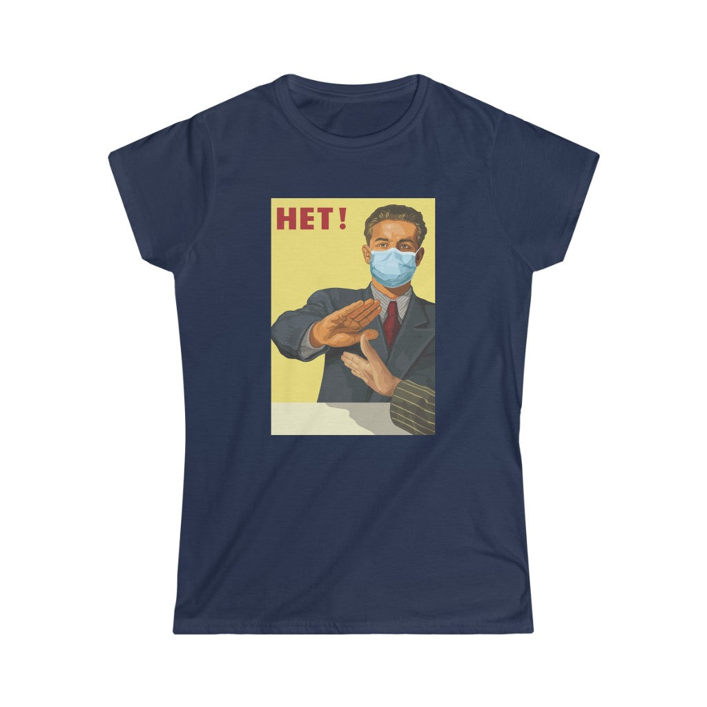 Nyet! No Handshakes Women's Softstyle Tee