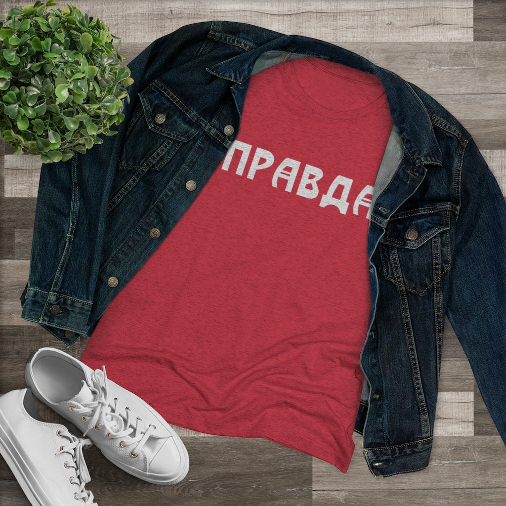 PRAVDA Ladies Triblend T-Shirt