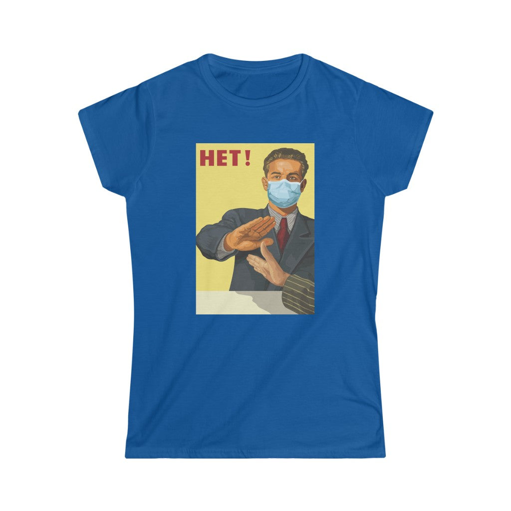 Nyet! No Handshakes Women's Softstyle Tee
