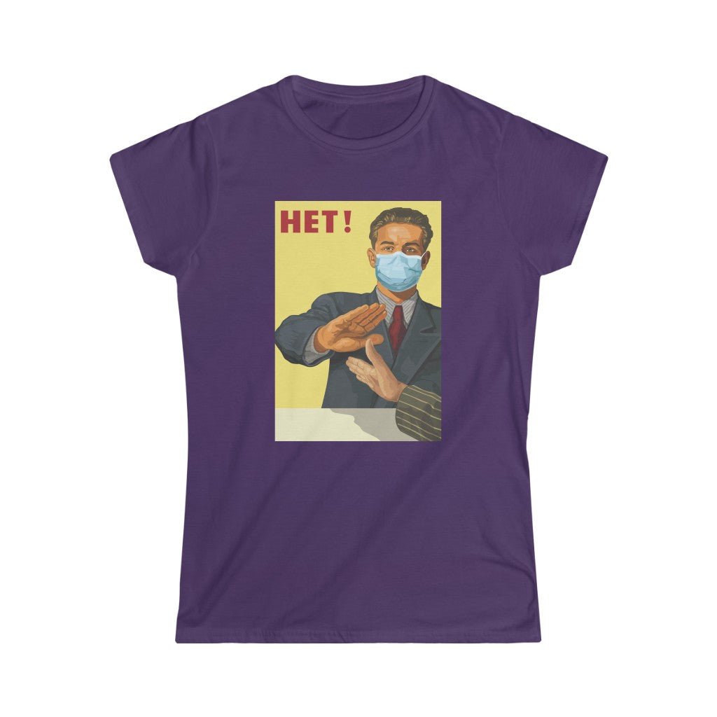 Nyet! No Handshakes Women's Softstyle Tee