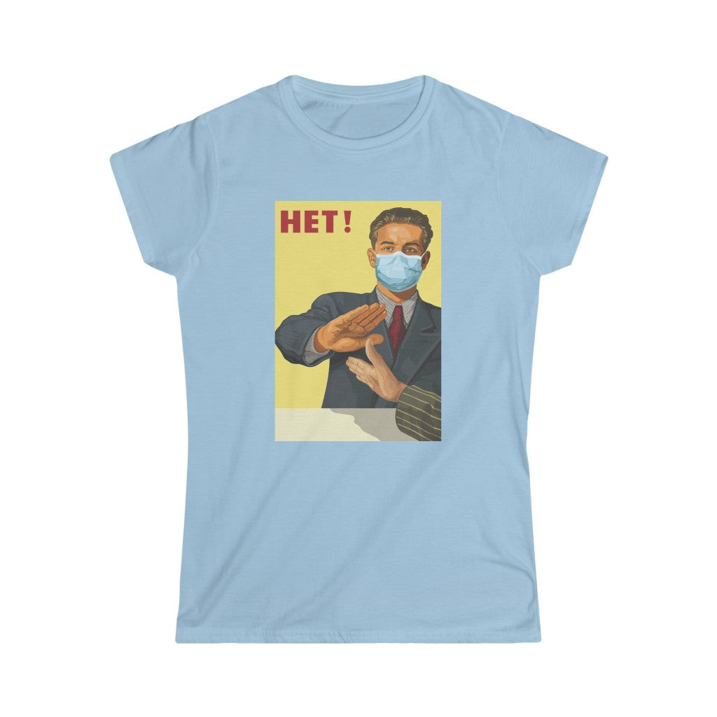 Nyet! No Handshakes Women's Softstyle Tee