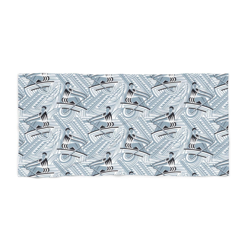 Soviet Waves 1920's-1930's Beach Towel