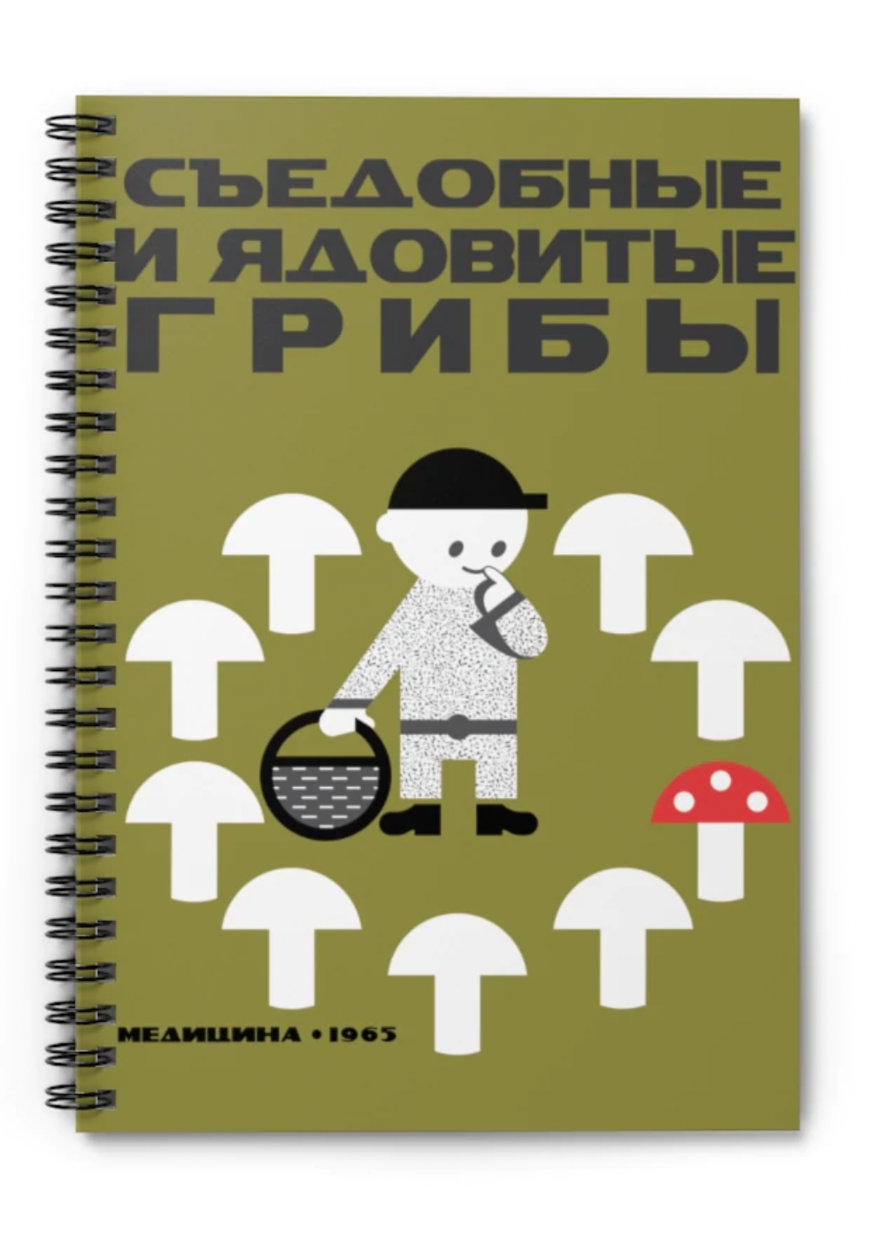MUSHROOMS Spiral Notebook
