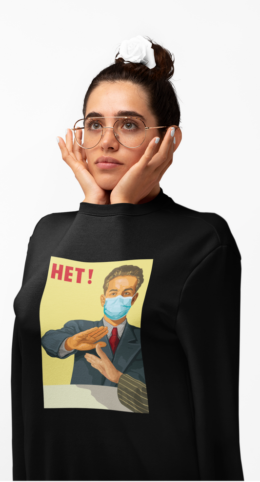 Nyet! No Handshakes Unisex Sweatshirt