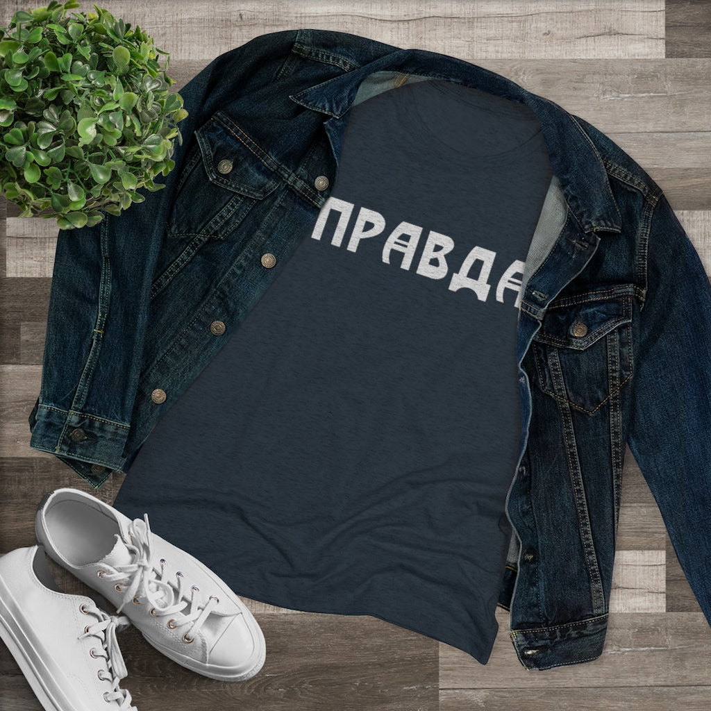 PRAVDA Ladies Triblend T-Shirt