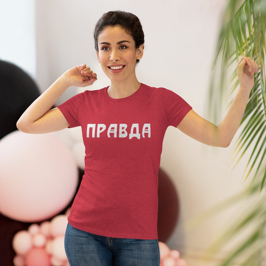PRAVDA Ladies Triblend T-Shirt