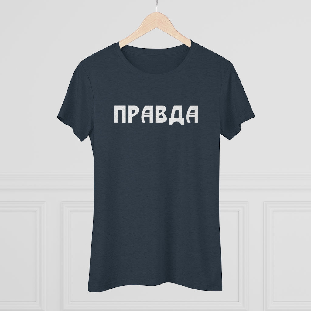 PRAVDA Ladies Triblend T-Shirt