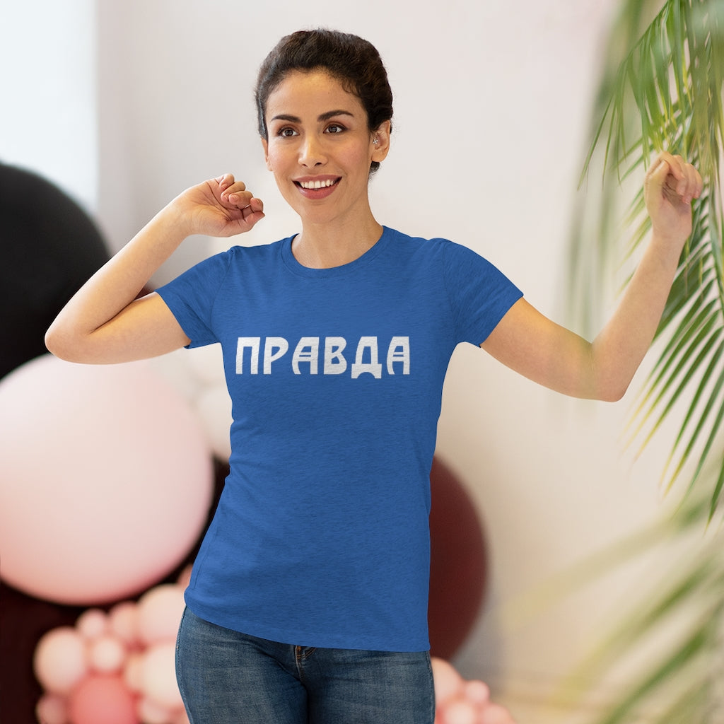 PRAVDA Ladies Triblend T-Shirt