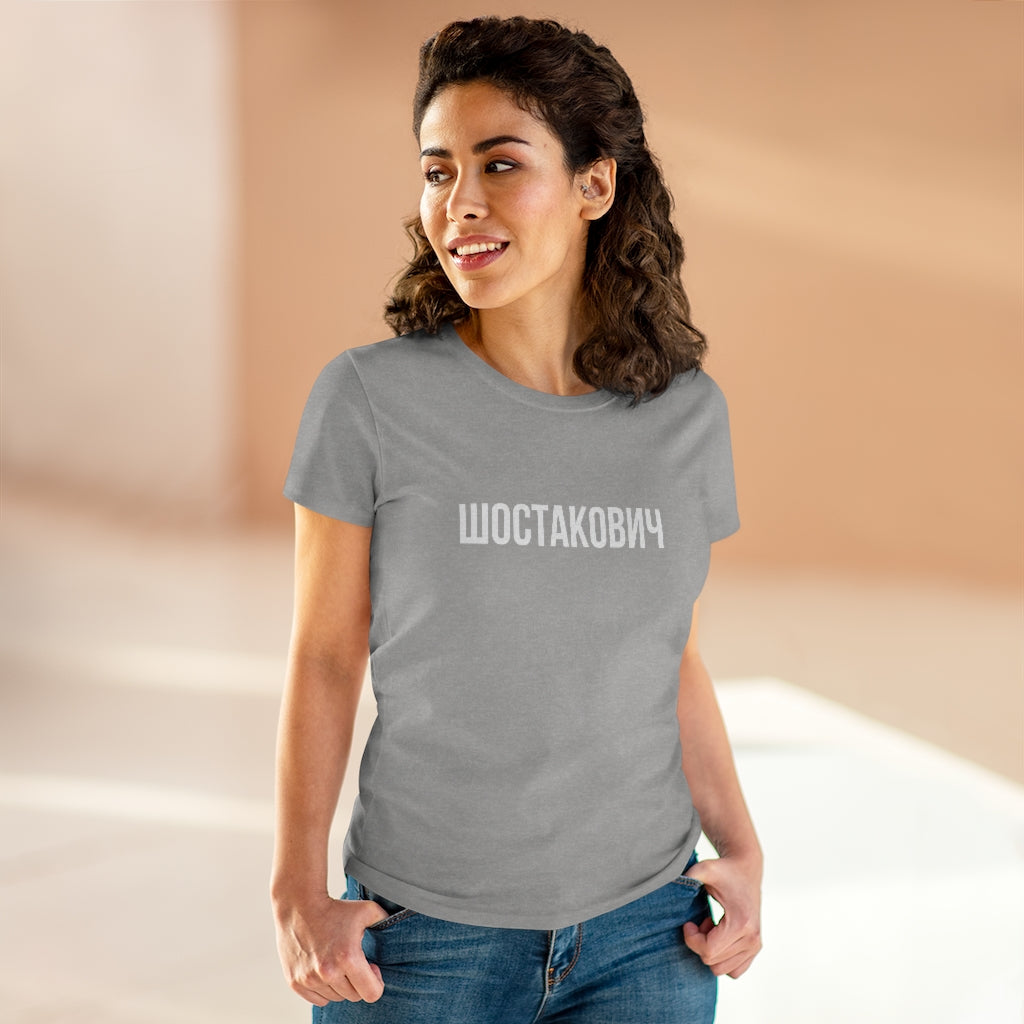 SHOSTAKOVICH Women's Heavy Cotton Tee
