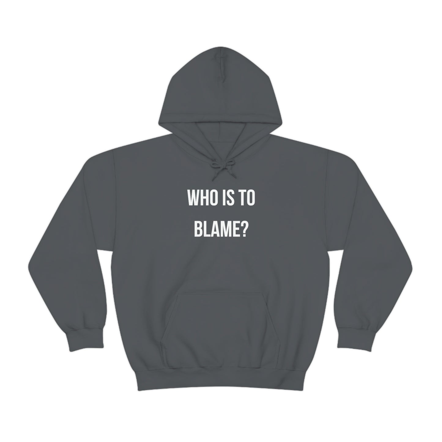 WHO IS TO BLAME? Unisex Hoodie