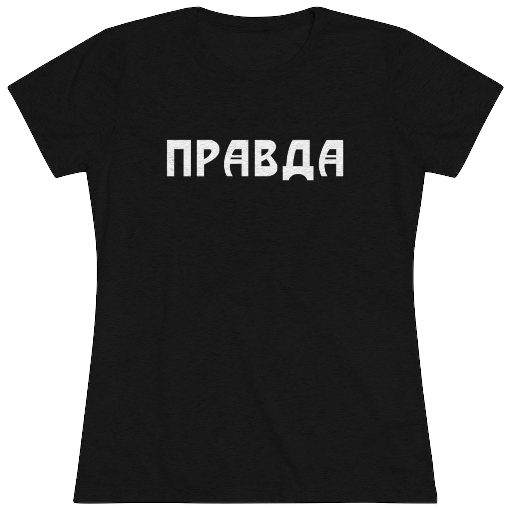 PRAVDA Ladies Triblend T-Shirt