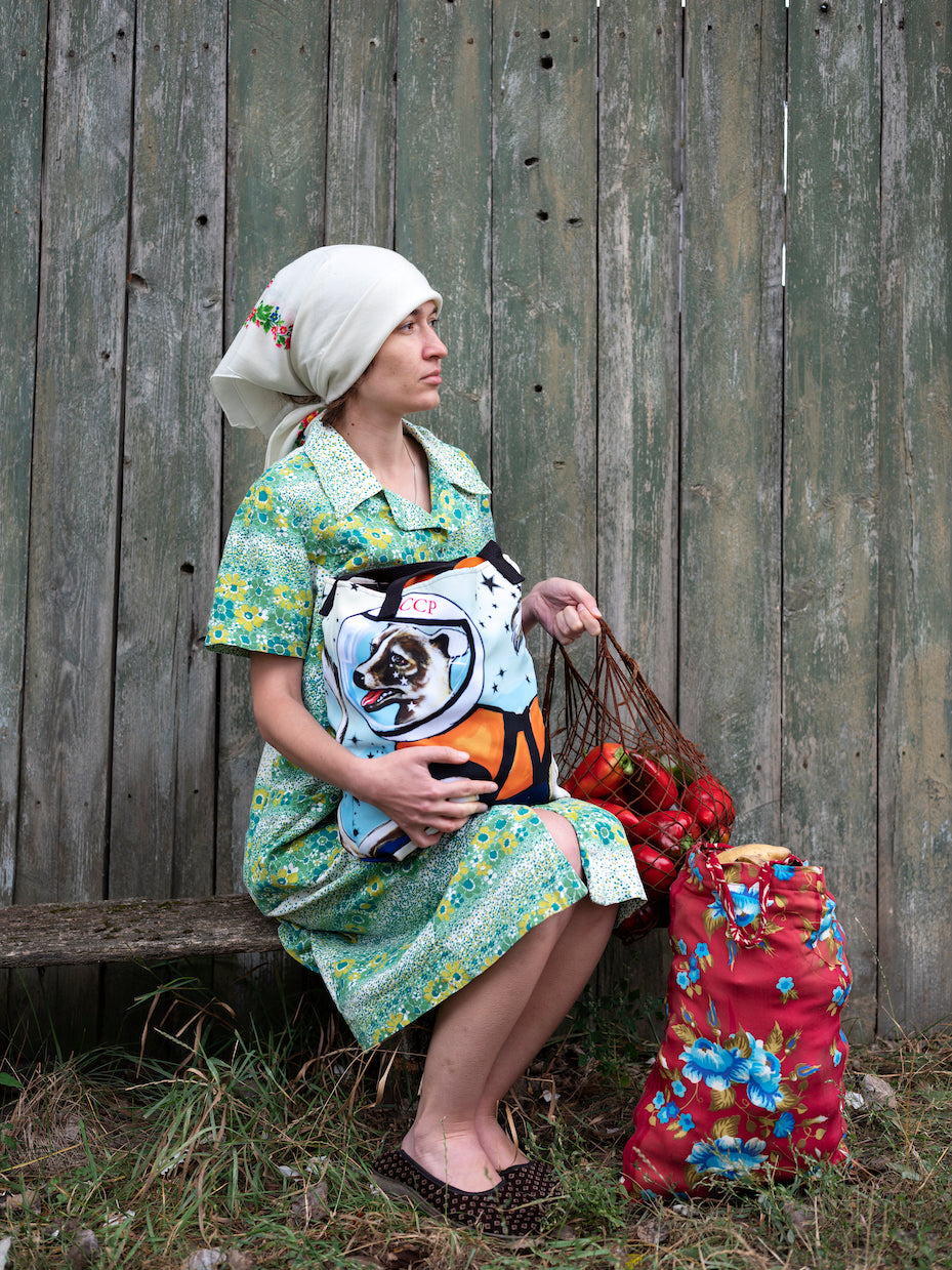 Laika CCCP Space Dog Tote Bag