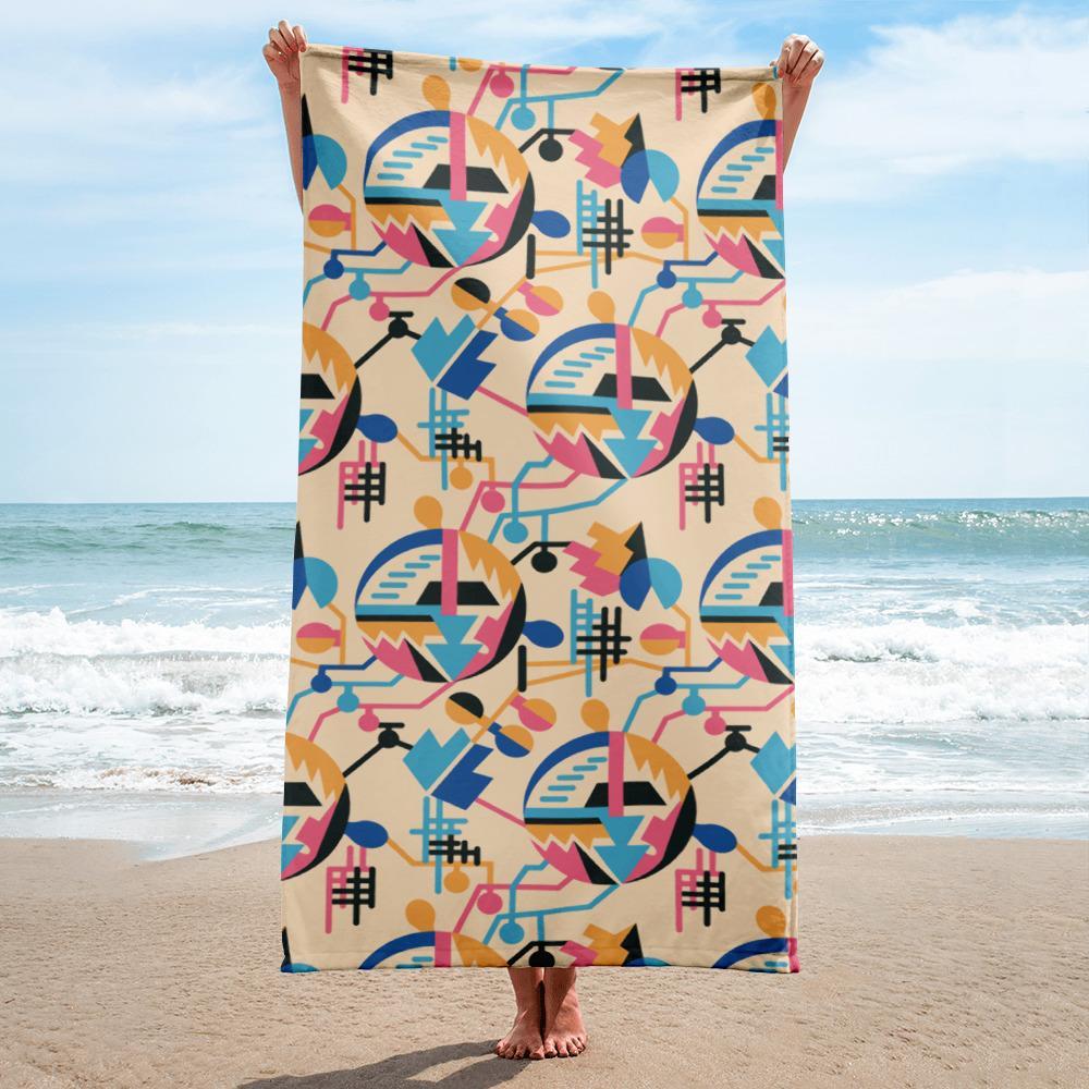 Electrification USSR Beach Towel