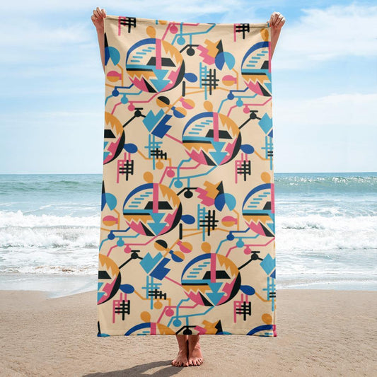 Electrification USSR Beach Towel