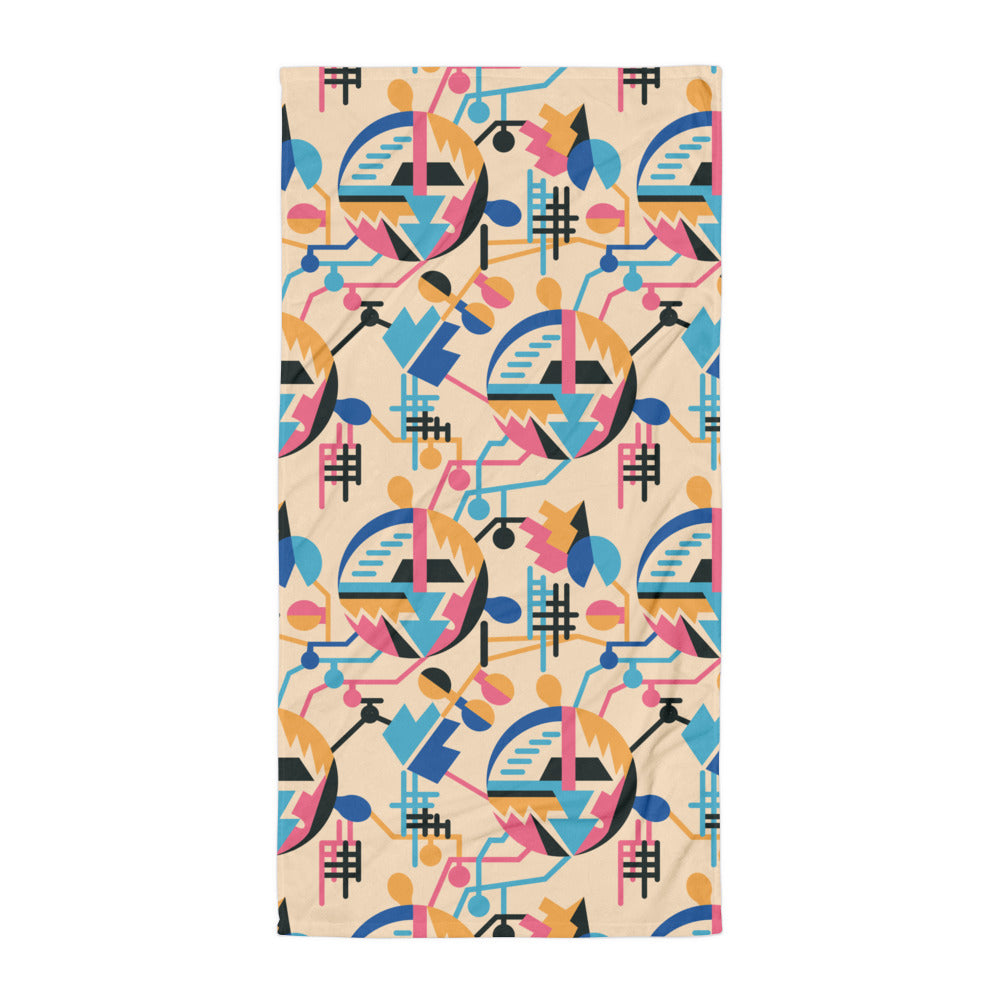 Electrification USSR Beach Towel