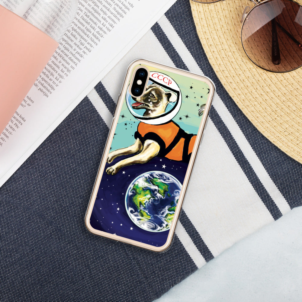 Laika CCCP Liquid Glitter Phone Case