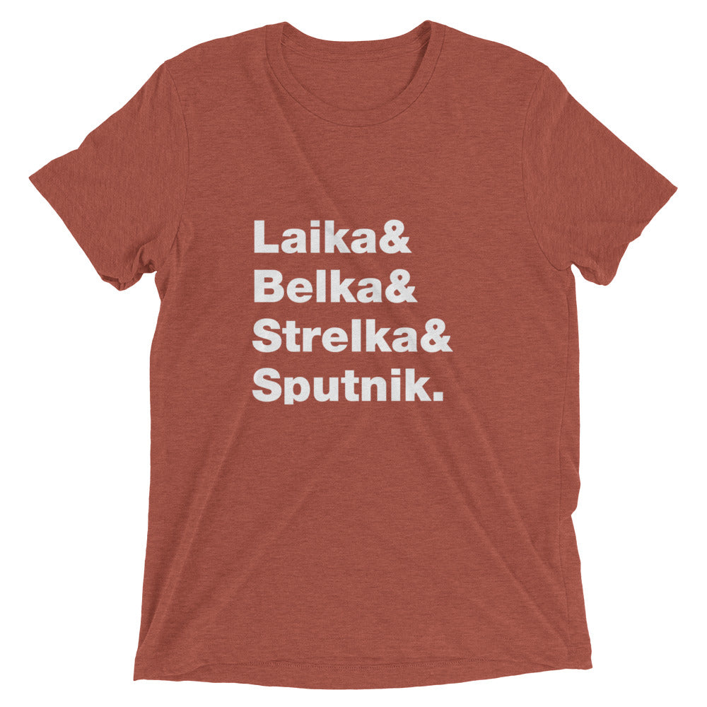SOVIET SPACE DOGS Triblend Shirt