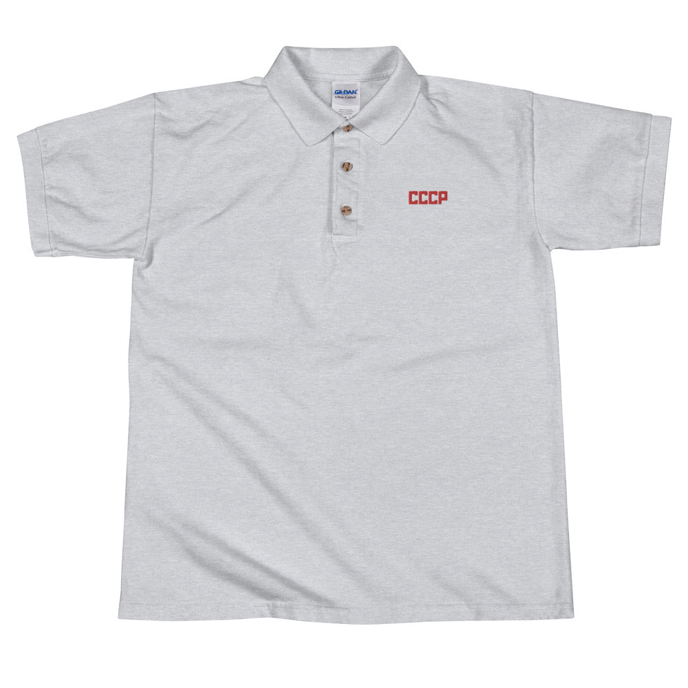 CCCP Embroidered Polo Shirt