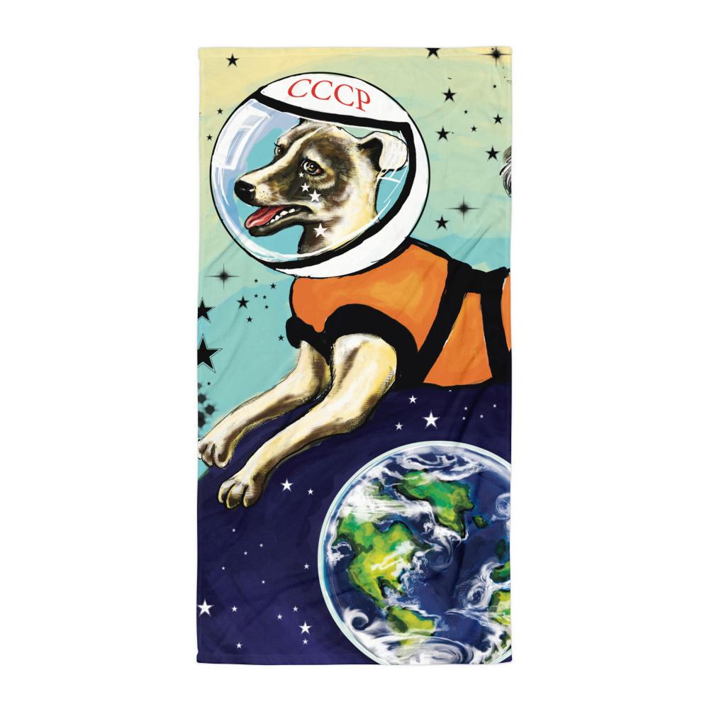 Laika Throw Blanket - STRATONAUT Shop