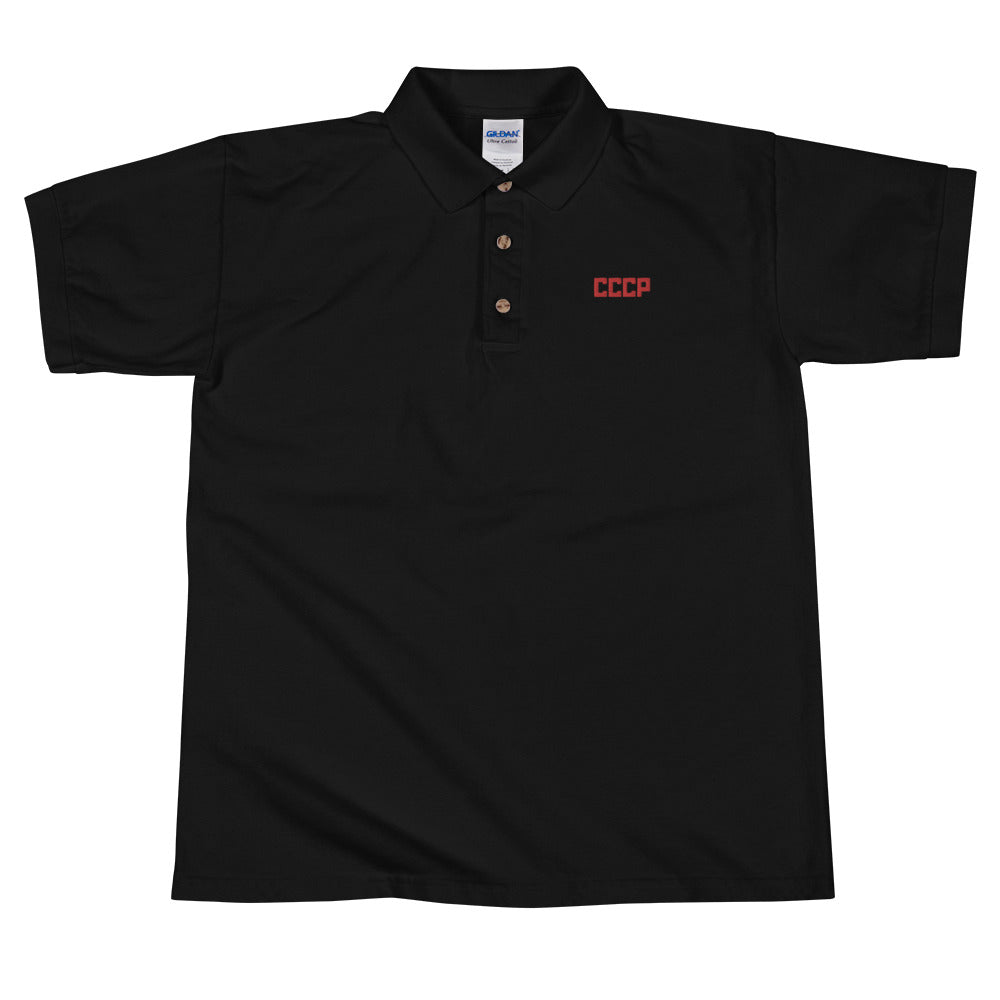 CCCP Embroidered Polo Shirt