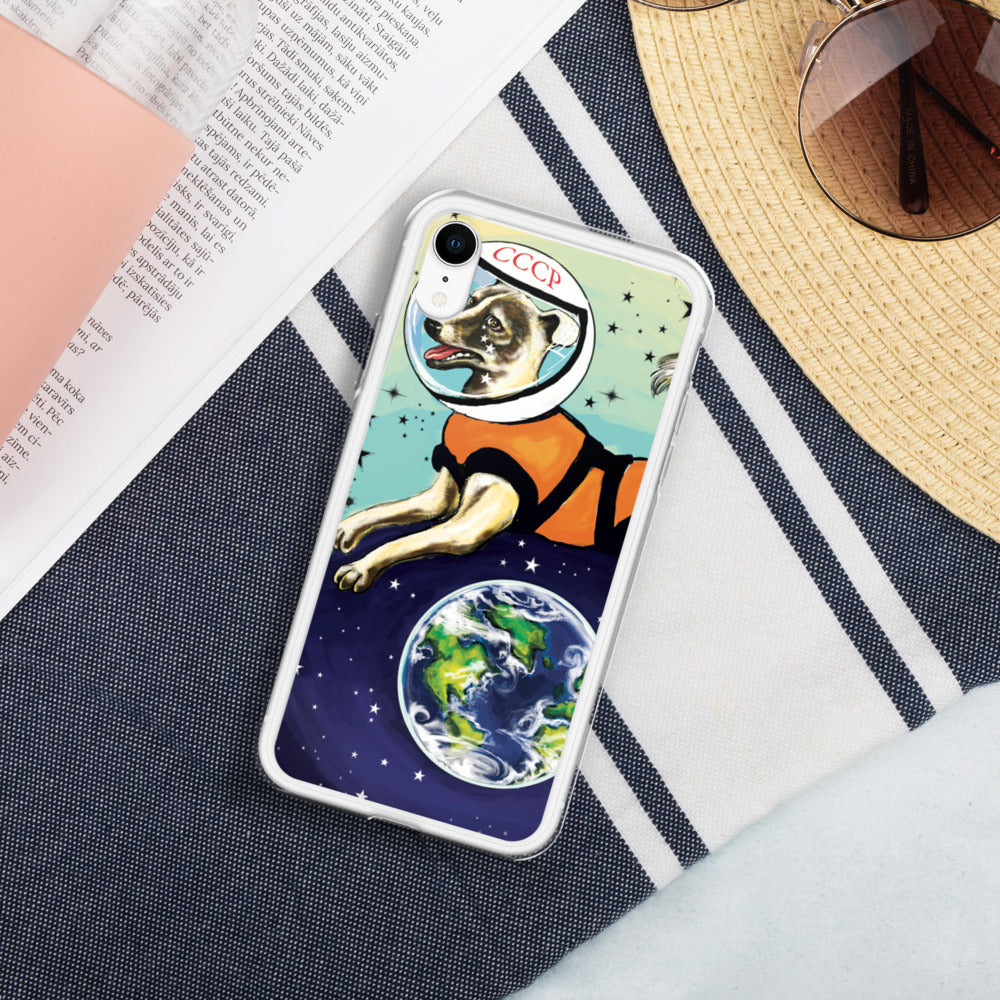 Laika CCCP Liquid Glitter Phone Case