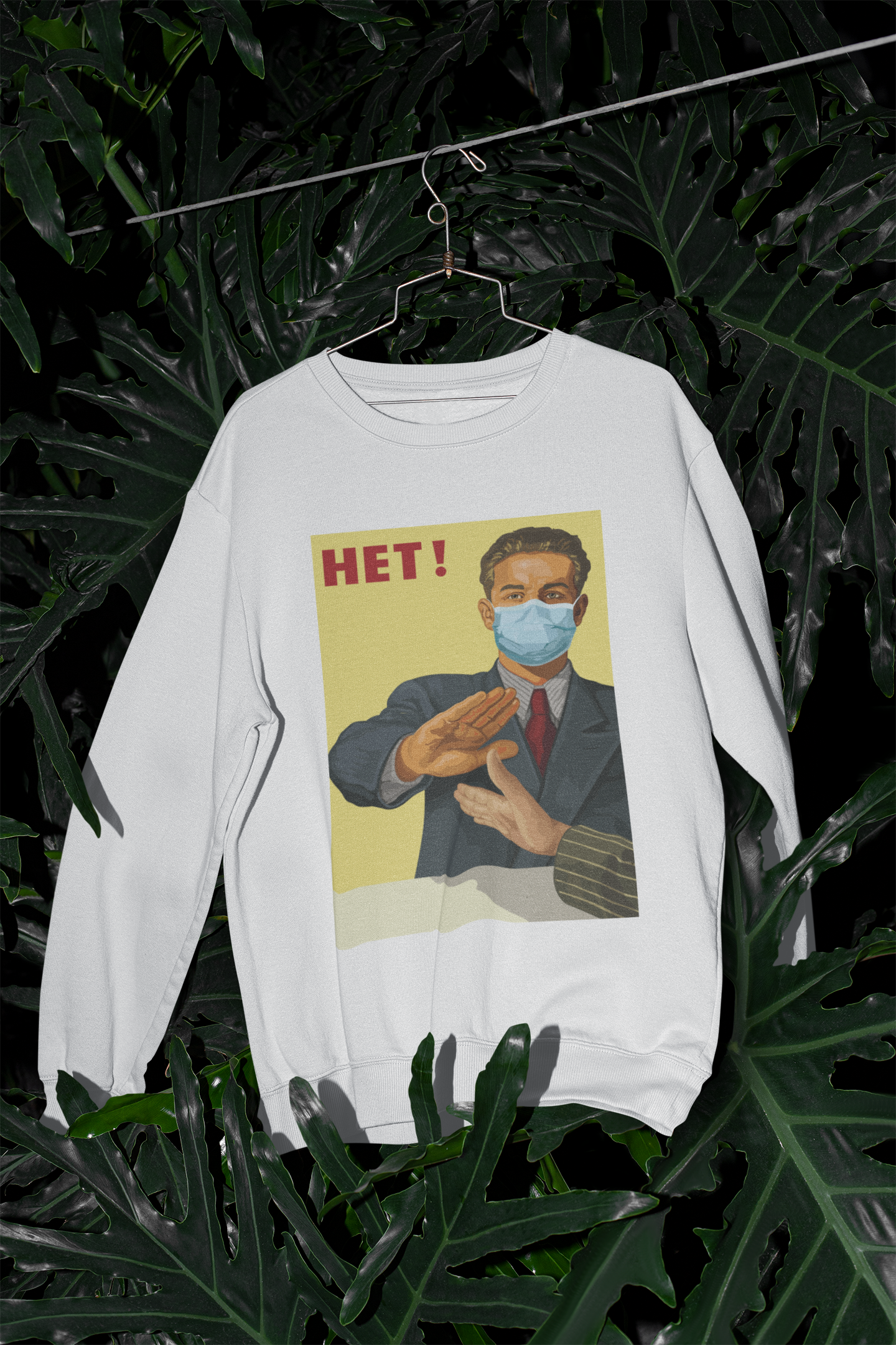 Nyet! No Handshakes Unisex Sweatshirt