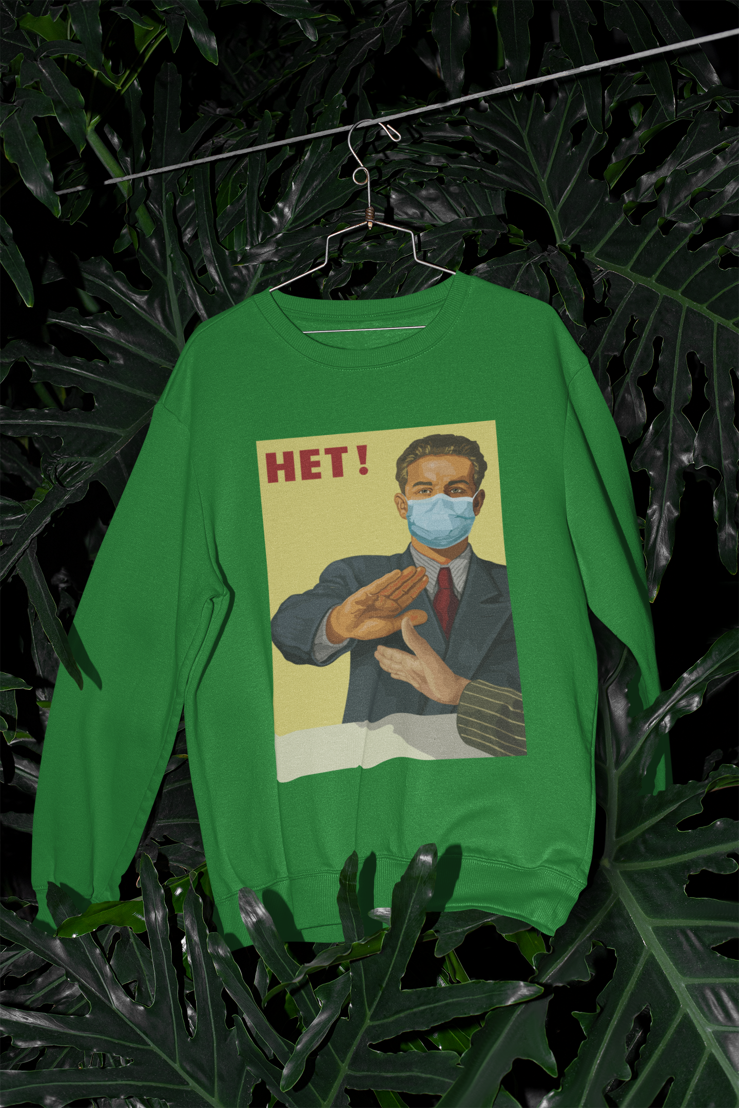 Nyet! No Handshakes Unisex Sweatshirt