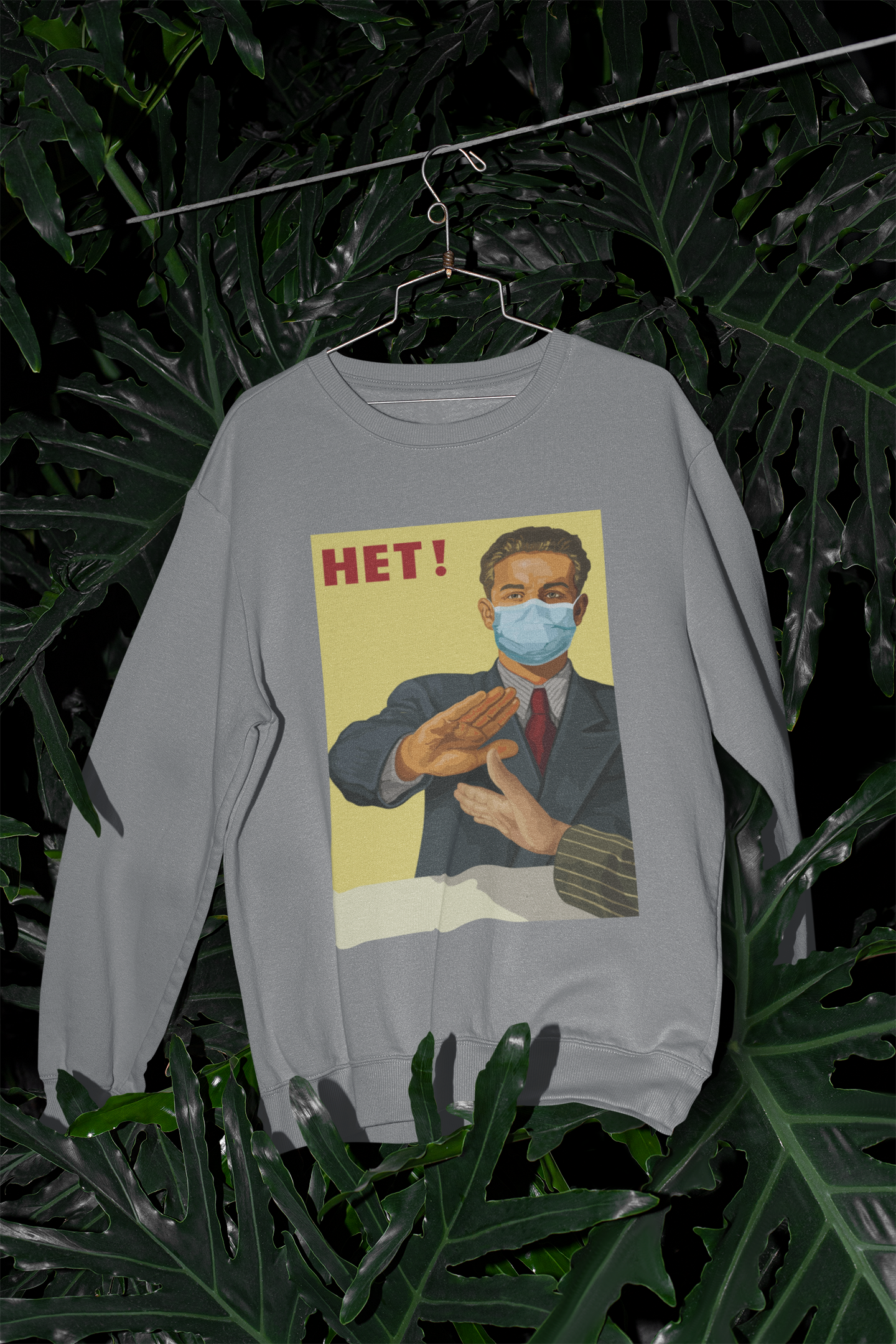 Nyet! No Handshakes Unisex Sweatshirt